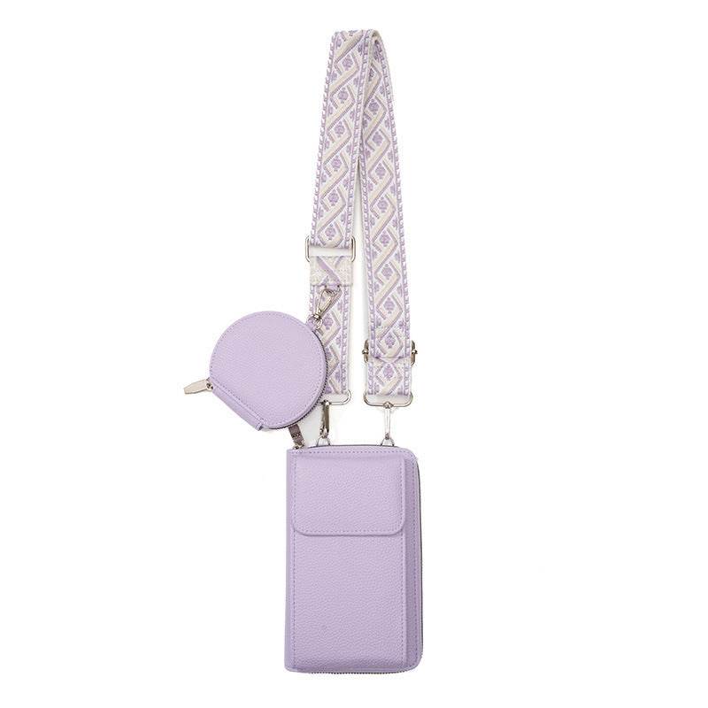 Stylish Women's Messenger Bag - Trendy PU One Shoulder Phone & Coin Purse - Buy Center