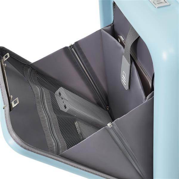 20-Inch Expandable Carry-On Luggage Set - Waterproof Travel Bag Included - Buy Center