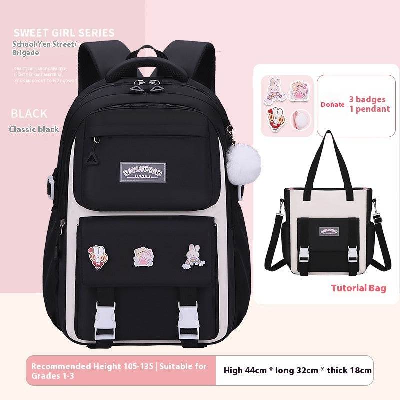 Large Capacity Student Backpack - Comfortable Design for Grades 1-12 - Buy Center