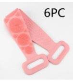 Premium Bath Towel Silicone Rubbing Back Towel - Double-Sided Comfort - Buy Center