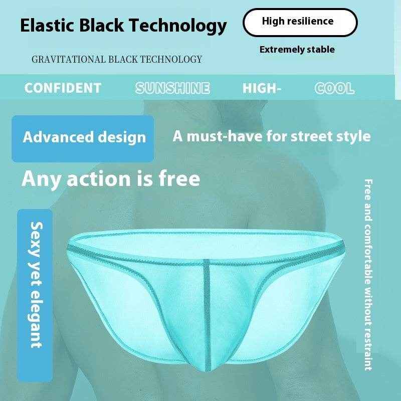 Ultra-Thin Ice Silk Briefs for Men - U-Pouch Design, Breathable Comfort
