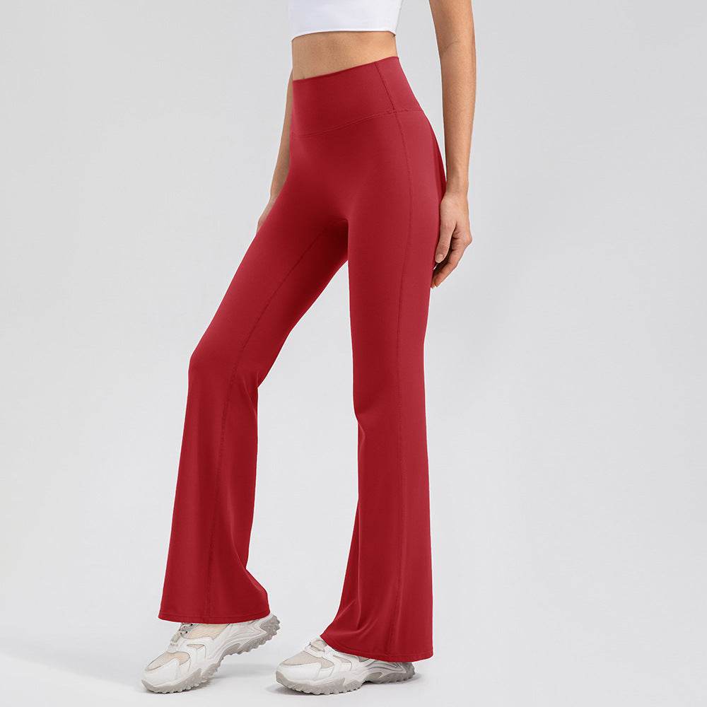 Buycenter High Waisted Hip Lifting Yoga Pants - Flared, Breathable Fit - Buy Center