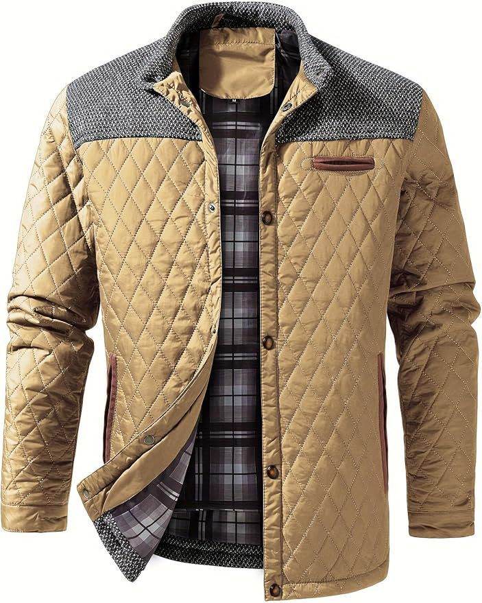 Stylish Color Matching Casual Jacket for Men - Trendy Men's Fashion 2025 - Buy Center