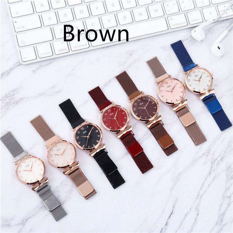 Buy Center Women’s Casual Gift Set - Stylish Quartz Watch & Bracelet - Buy Center