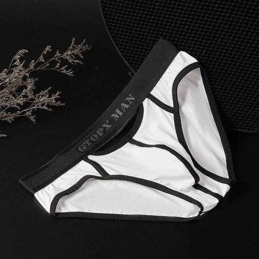 Men's Low Waist Skylight Briefs - Cotton Comfort with Front & Rear Openings