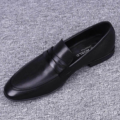 Men's Cowhide Leather Shoes - Premium Formal Footwear for 2025 - Buy Center