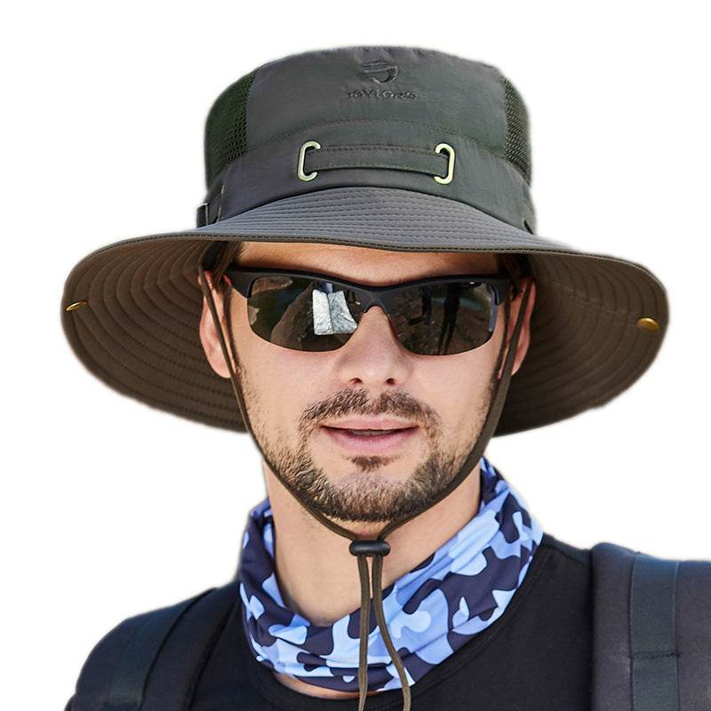 Buycenter Summer Mesh Fishing Hat - Breathable Outdoor Cap for Travel - Buy Center