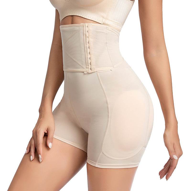 Buycenter Plus Size High Waist Belly Band Pants - Women's Body Shaping Shorts - Buy Center