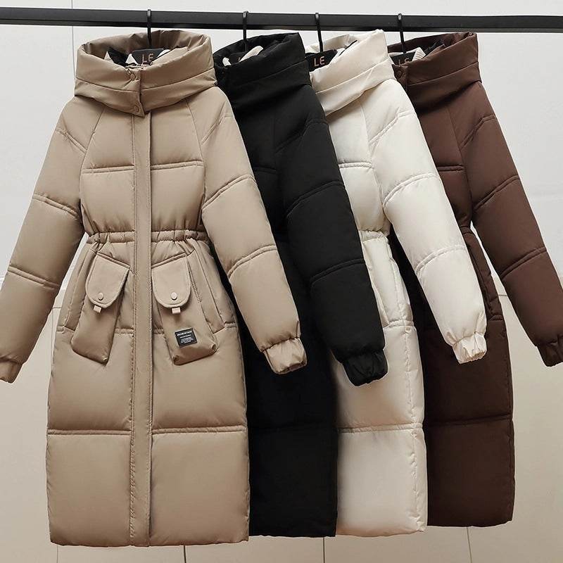 Women's Plus Size Cotton Padded Jacket - Stylish Overknee Winter Coat - Buy Center