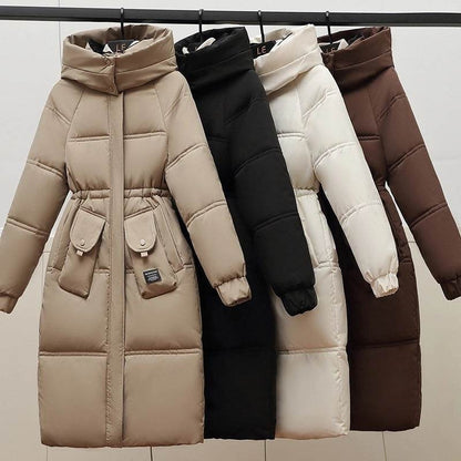 Women's Plus Size Cotton Padded Jacket - Stylish Overknee Winter Coat - Buy Center
