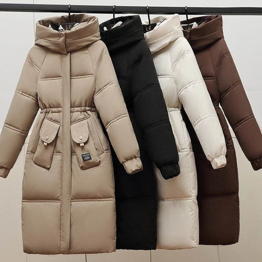 Women's Plus Size Cotton Padded Jacket - Stylish Overknee Winter Coat - Buy Center