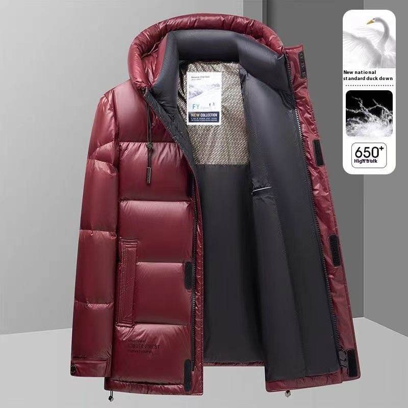 Men's Winter Down Jacket - Cold-Proof Graphene Hood, Stylish Comfort - Buy Center