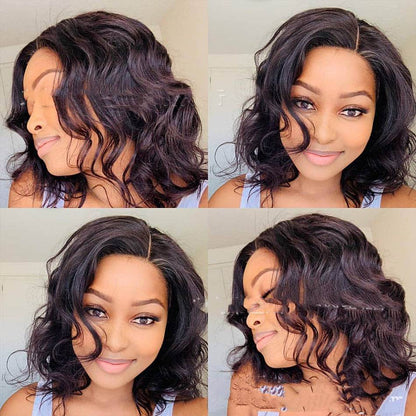 Half-Length Black Front Lace Curly Hairpiece - Stylish & Versatile - Buy Center