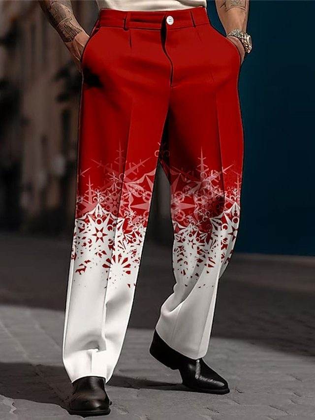 Buycenter Men's 3D Printed Casual Pants - Loose Fit, Multiple Sizes - Buy Center