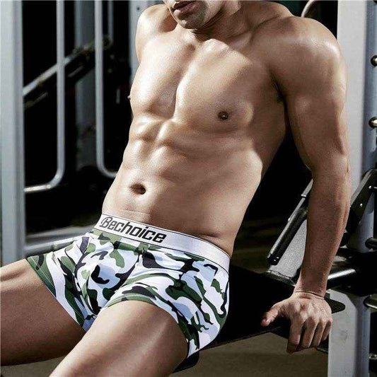 Men's Camouflage Nylon Ice Silk Underwear - Trendy Comfort & Style 2025