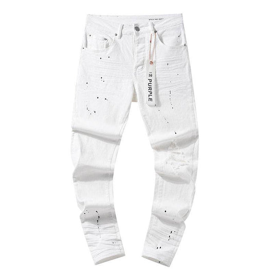 Trendy Retro Straight Washed Jeans - American High Street Style 2025 - Buy Center