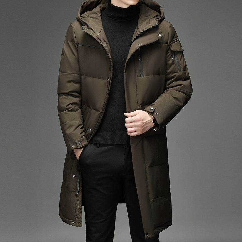 Stylish Down Jacket with Stand-up Collar - Warm & Trendy Winter Outerwear - Buy Center