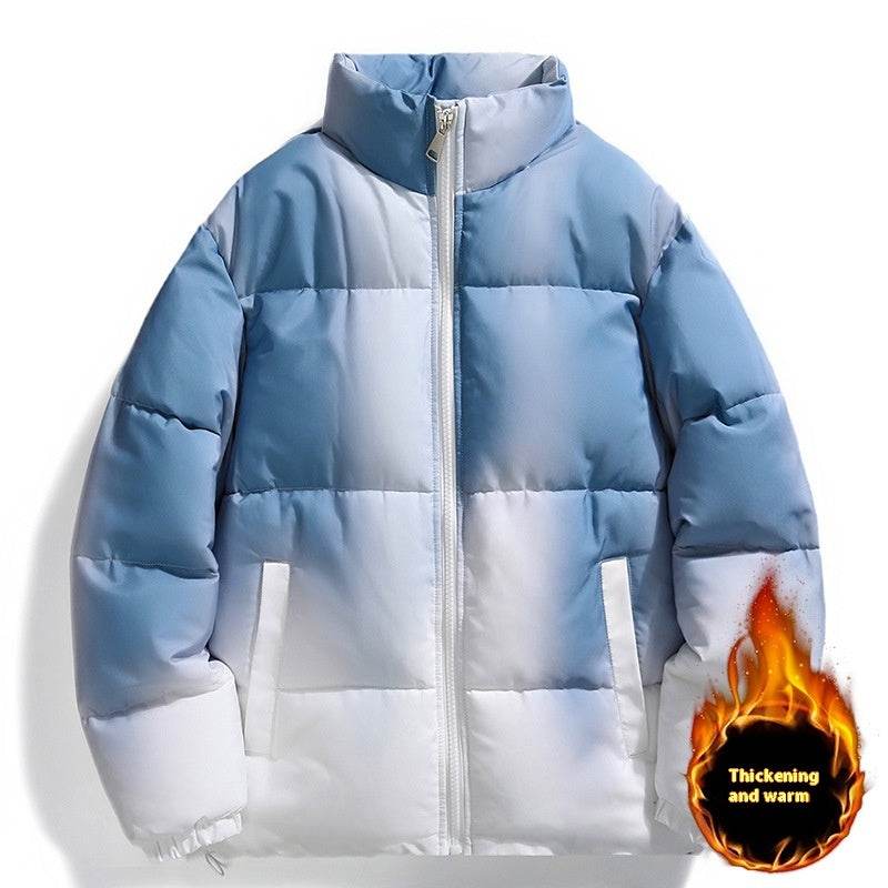 Couples Gradient Coat - Stylish Winter Jacket with Pockets for All - Buy Center