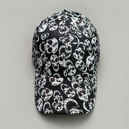 Graffiti Skull Pattern Baseball Cap - Breathable, Stylish Design for 2025 - Buy Center