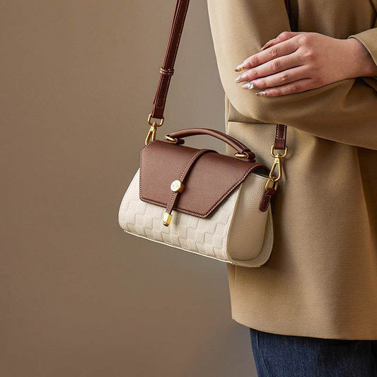 Buycenter Premium Genuine Leather Handbag - Light Luxury Crossbody - Buy Center