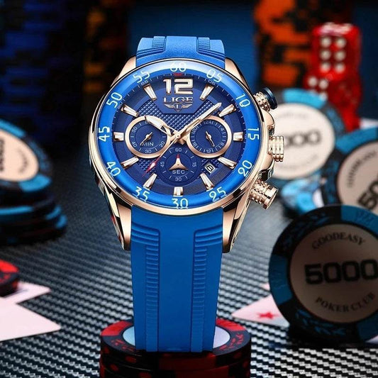 Quartz Men's Waterproof Sports Watch - Multi-Function, Stylish Colors - Buy Center