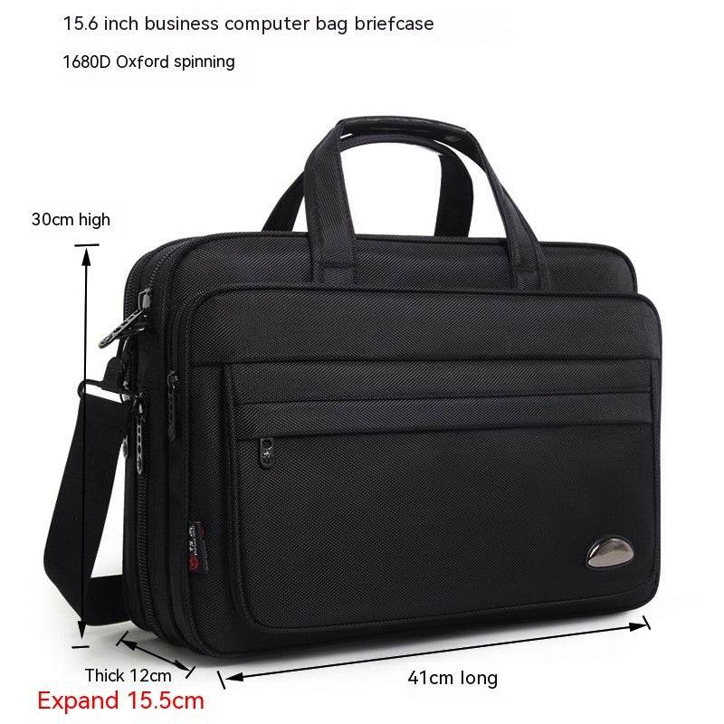 Men's Waterproof Oxford Briefcase - Large Capacity for Professionals 2025 - Buy Center