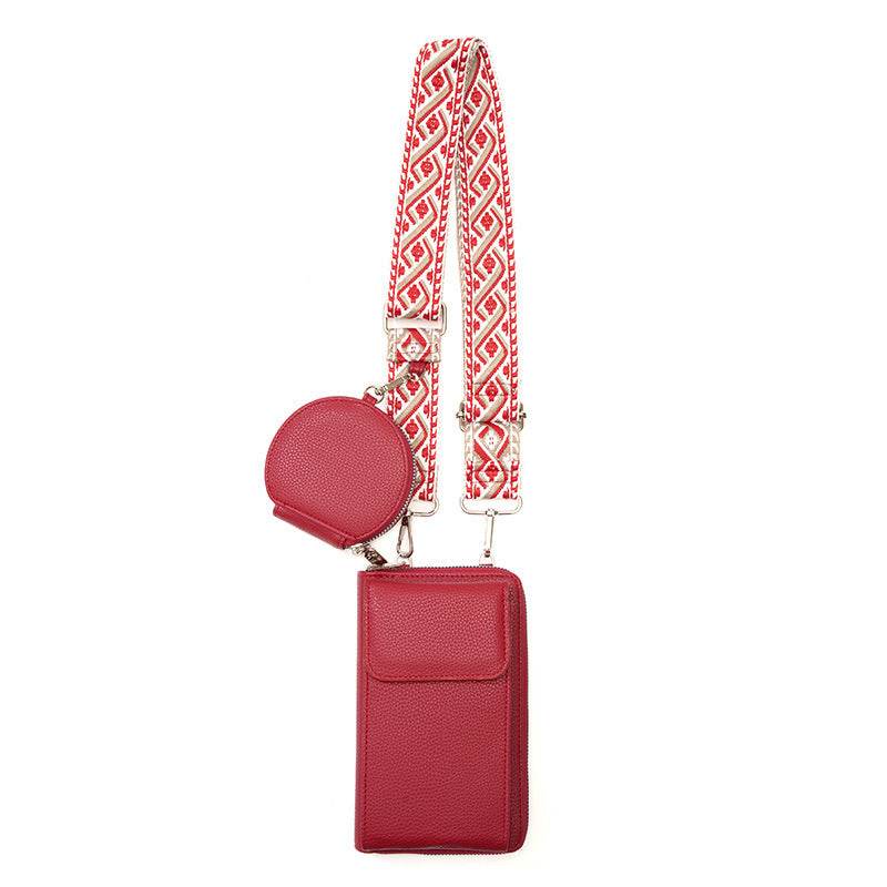 Stylish Women's Messenger Bag - Trendy PU One Shoulder Phone & Coin Purse - Buy Center