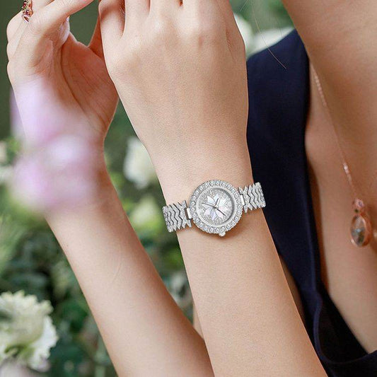 Buy Center Women's Waterproof Alloy Watch Set - Five-Piece Fashion Jewelry - Buy Center