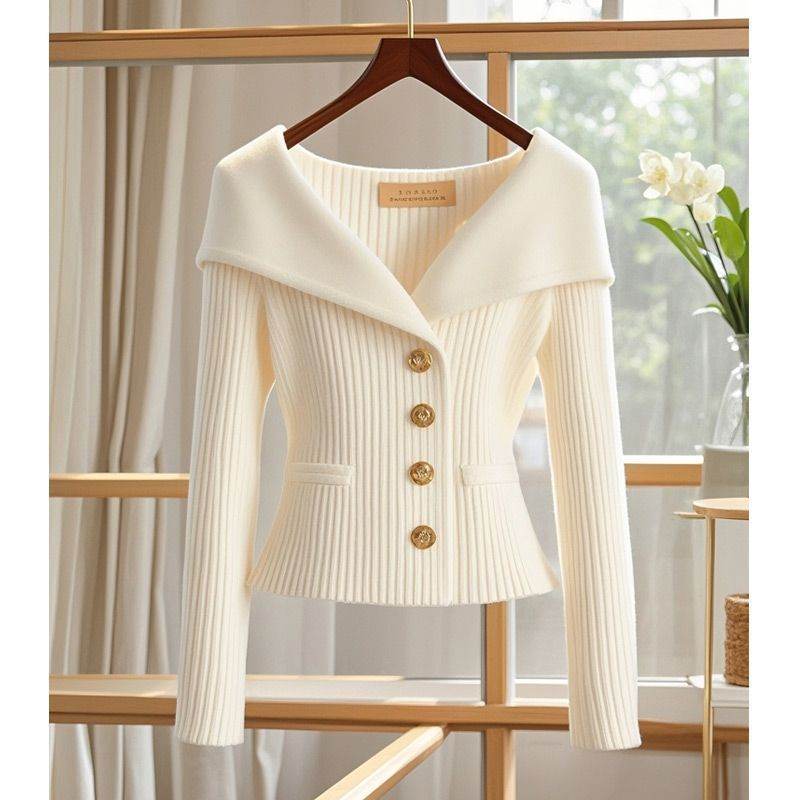 High-End Design Waist Sweater - Loose Fit, Trendy Style for All Sizes - Buy Center