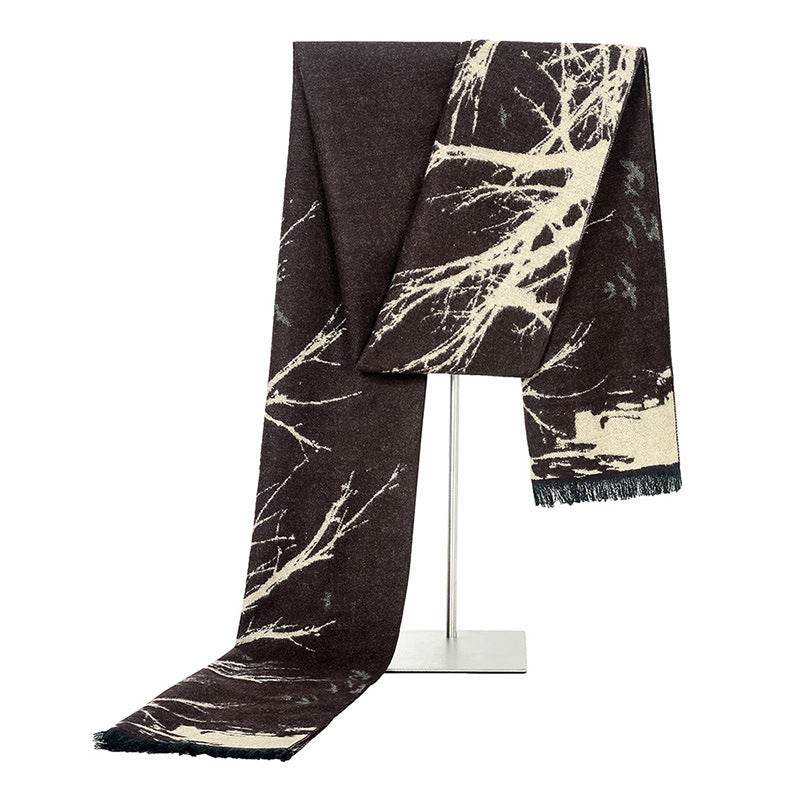 Men's Fashion Simple Brushed Warm Scarf - Premium Stylish Accessory 2025 - Buy Center
