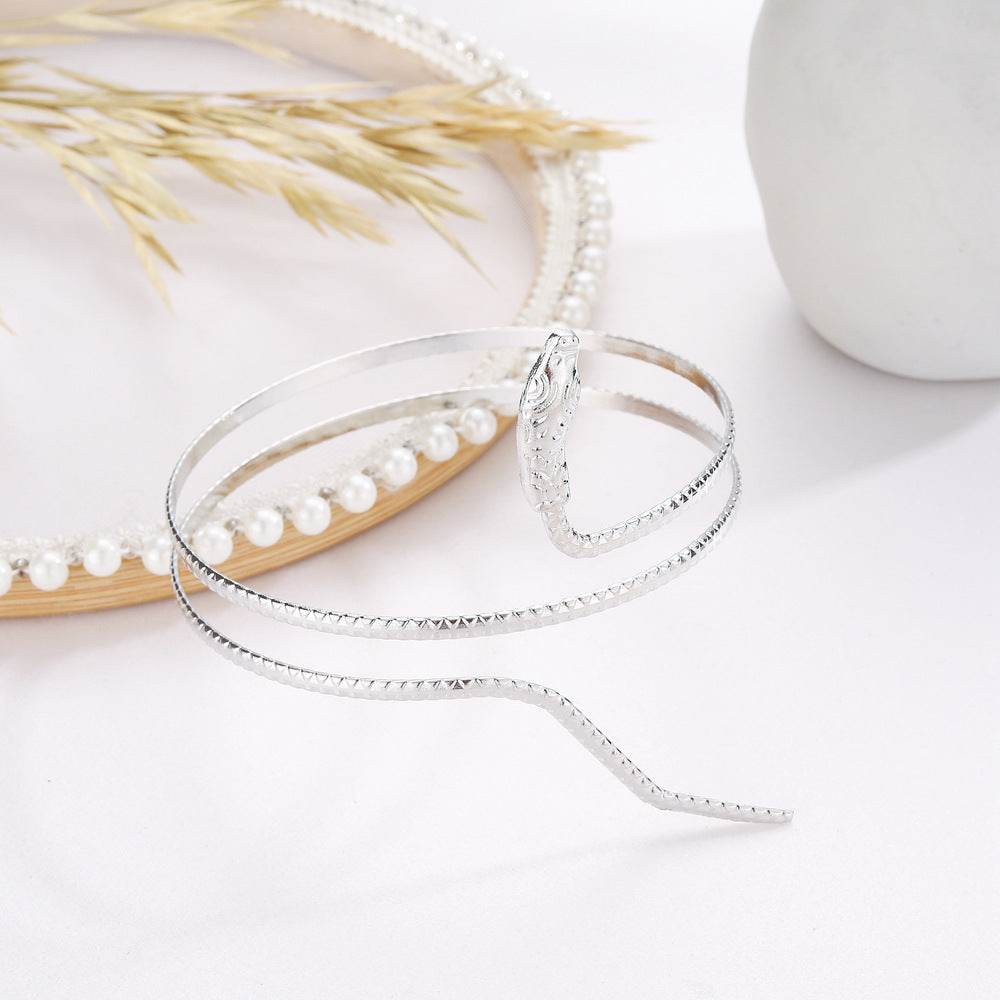 Buycenter Double-layer Snake Armband Bracelet - Trendy Body Jewelry - Buy Center