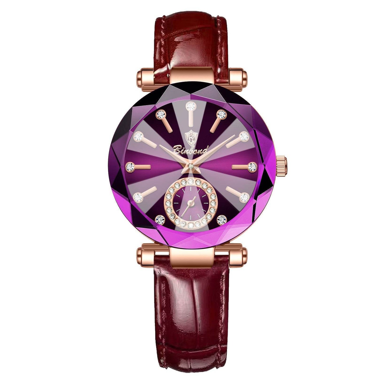 Niche Women's Waterproof Quartz Watch - Stylish Rose Gold Design 2025 - Buy Center