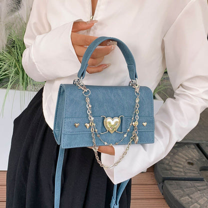 Buycenter Women's Urban Shoulder Bag - Love Chain Design, Fashionable - Buy Center