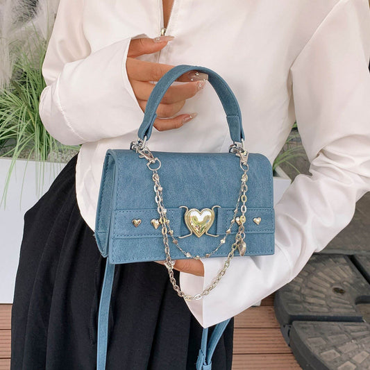 Buycenter Women's Urban Shoulder Bag - Love Chain Design, Fashionable - Buy Center