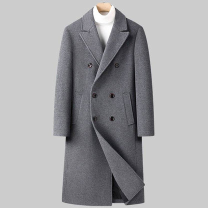 Elegant Double Breasted Wool Coat - Warm Stylish Winter Fashion 2025 - Buy Center