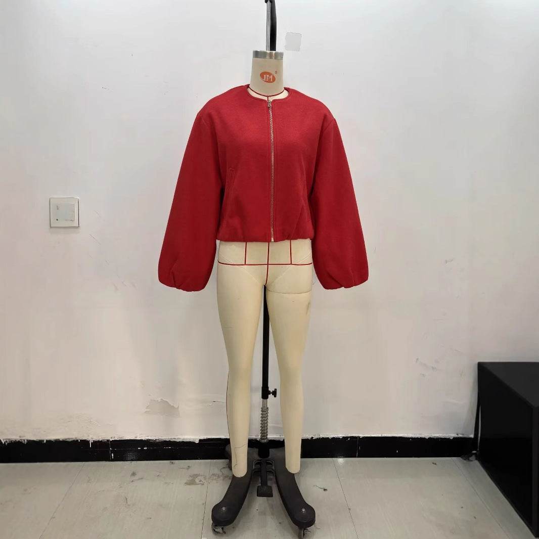 Buycenter European & American Fashion Bomber Jacket - Soft Polyester Coat - Buy Center