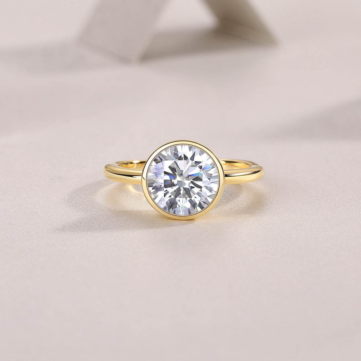 Buycenter Large Moissanite Diamond Ring - Luxury 925 Silver Jewelry Set - Buy Center