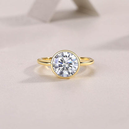 Buycenter Large Moissanite Diamond Ring - Luxury 925 Silver Jewelry Set - Buy Center