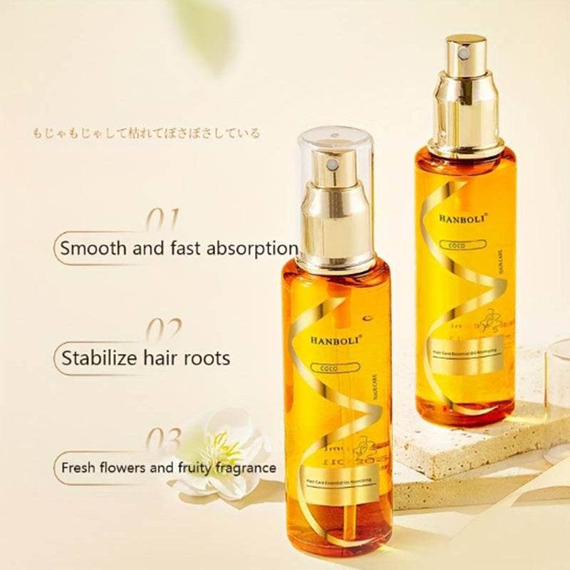 Perfume Soft Hair Care Essential Oil - Anti-Static Spray for Frizz Control - Buy Center