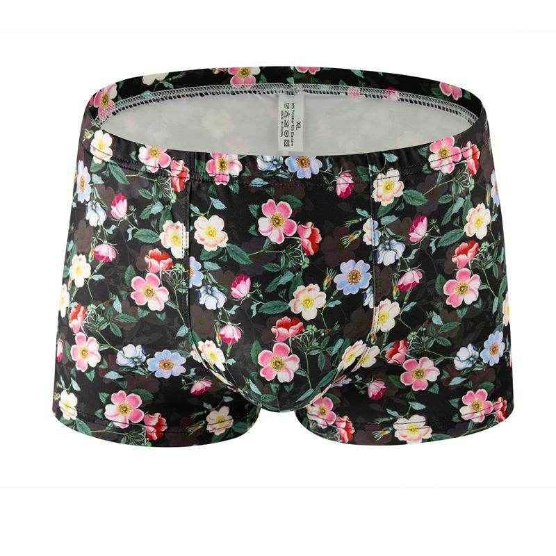 Multi-Color Rose Boxers - Premium Milk Silk, Comfortable & Breathable