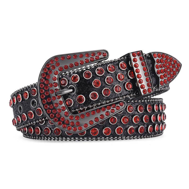 Men Women Alloy Punk Rock Rivet Belt - Stylish & Durable Fashion Accessory - Buy Center
