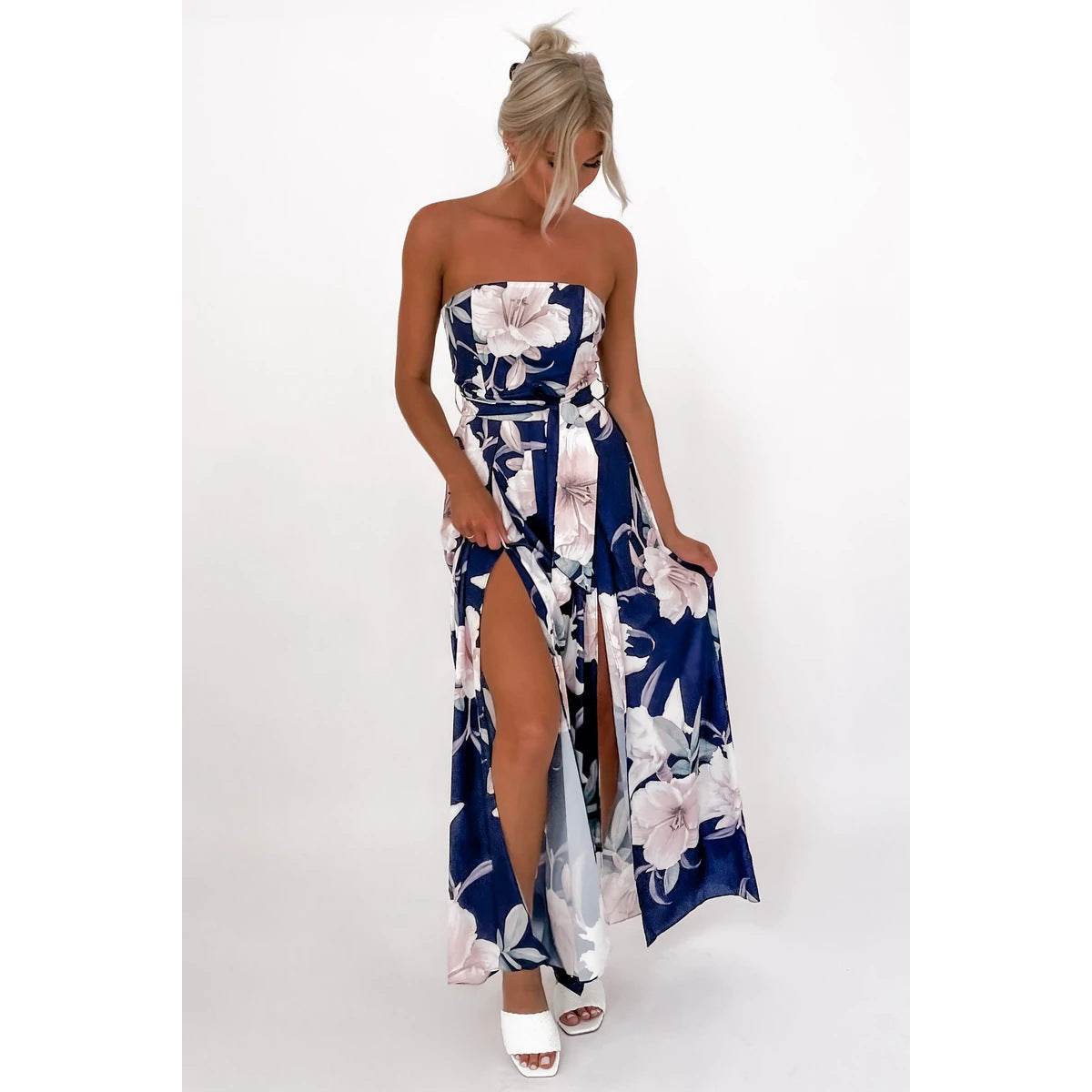 Stylish Off-Shoulder Tube Dress - Summer Fashion for Trendy Women - Buy Center