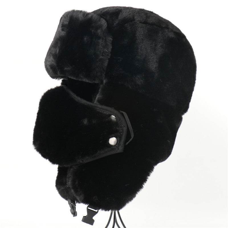 Ushanka Earmuffs Hat for Men & Women - Stylish Imitation Rabbit Fur - Buy Center