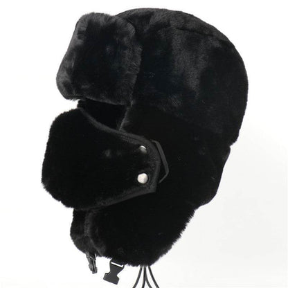 Ushanka Earmuffs Hat for Men & Women - Stylish Imitation Rabbit Fur - Buy Center