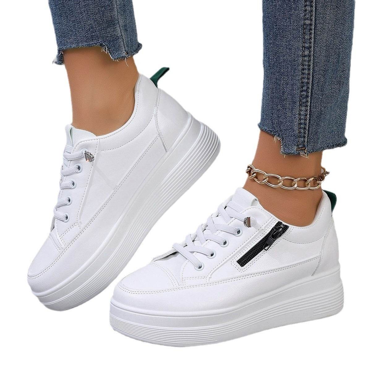 Buycenter Casual Low-Top Sports Shoes - Color Matching, Lightweight Platform - Buy Center