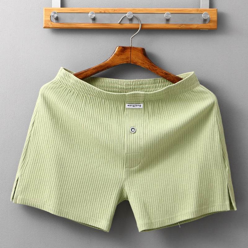 Men's Cotton Sports Shorts - Breathable Comfort in Solid Colors - Buy Center