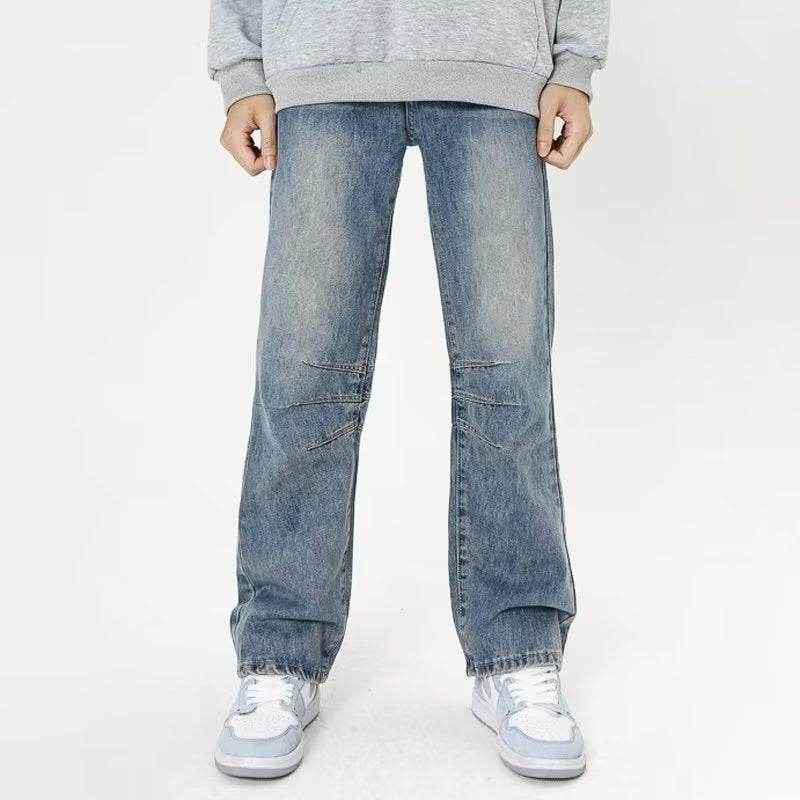 American Personality Jeans - Hip Hop Zipper Design with Tassels