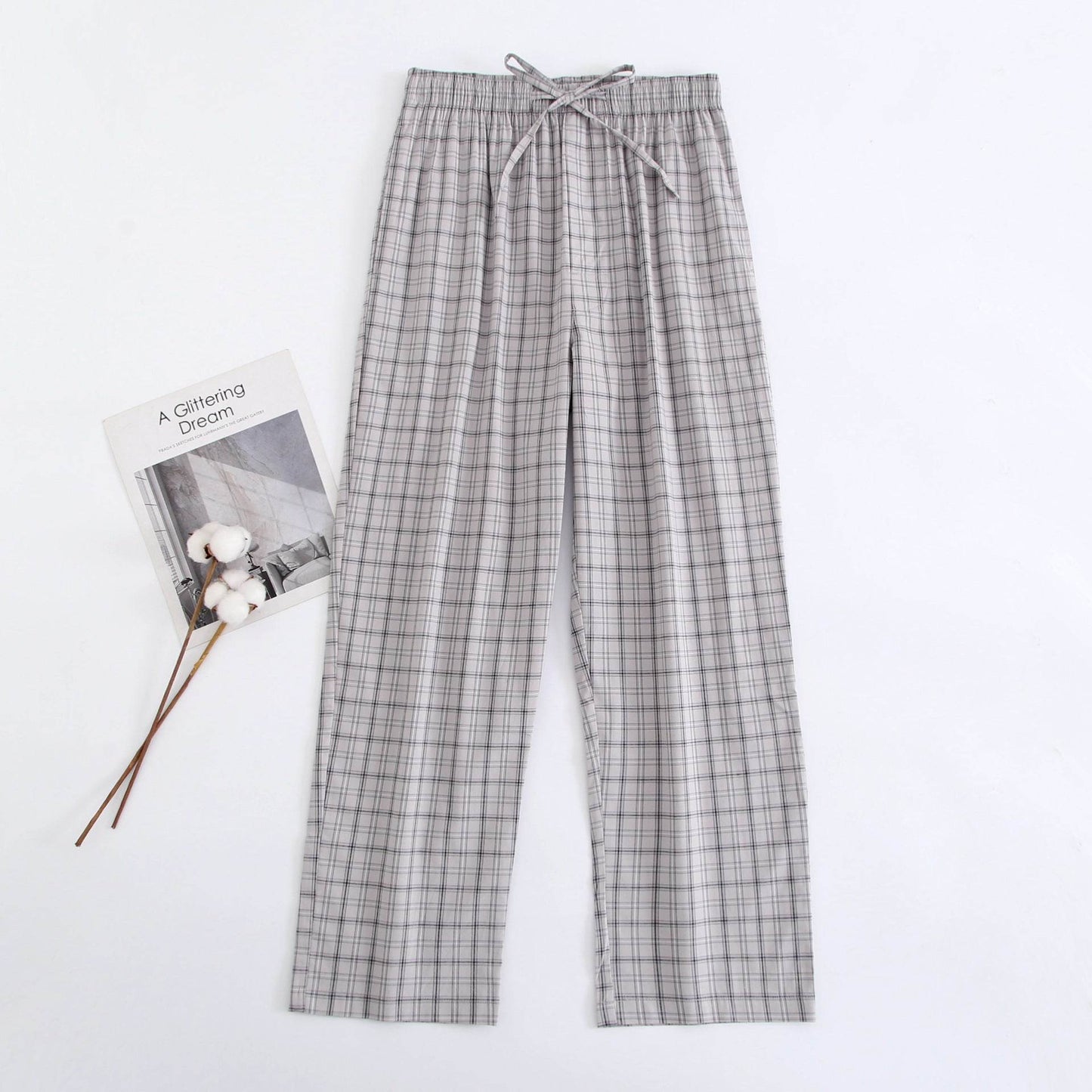 Buycenter Men's Thin Cotton Pajamas - Comfortable & Breathable Sleepwear - Buy Center