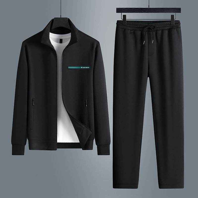 High-End Men's Casual Sports Suit - Stylish Long Sleeves & Premium Fit