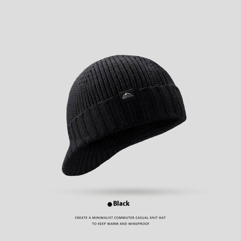 Men's Wool Knitted Fedora - Thick, Windproof Winter Style Hat - Buy Center